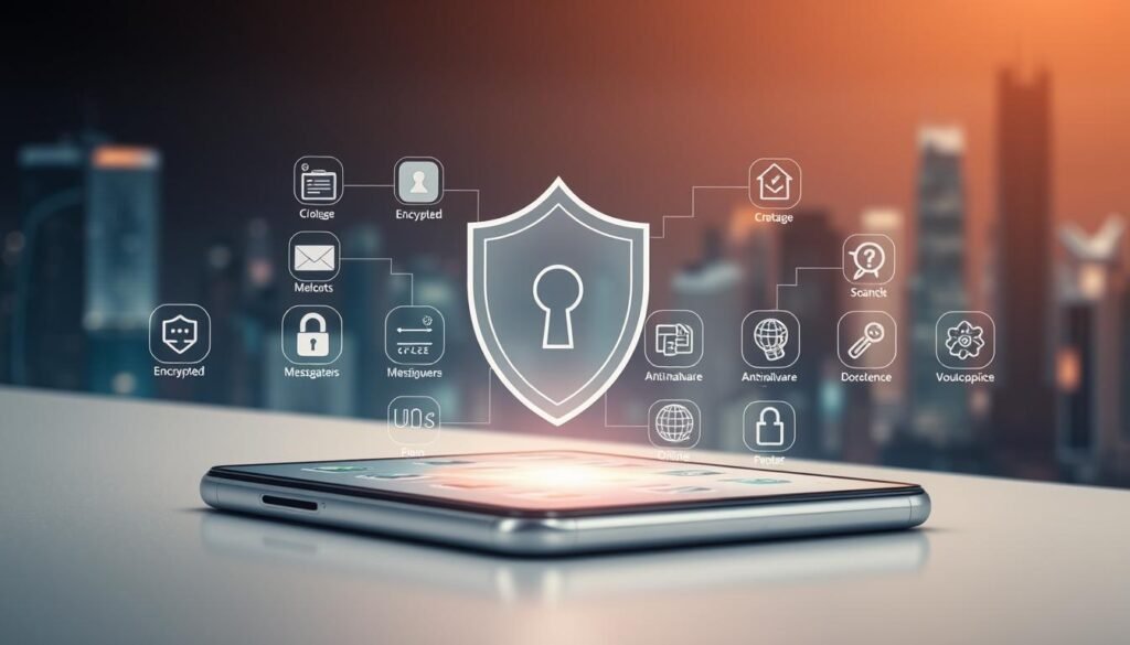 proteção on-line para celular
